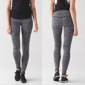 Lululemon Wunder Under Maze Jacquard Leggings